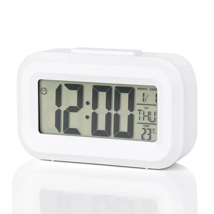 Bedside Table Alarm Clock Date Temperature Function Children's Bedroom Clock Home Offices Desktop Clock Desk Decor Digital Child