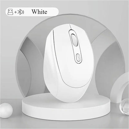 MINGCVIL Wireless Mouse RGB Rechargeable Bluetooth Mice Wireless Computer Ergonomic Gaming Mouse for Laptop PC adjustable DPI