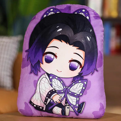 Kimetsu No Yaiba Plush Stuffed Pillows Demon Slayer Dakimakura Cute Anime Throw Pillow Kawaii Dolls Tanjirou Nezuko Back Cushion