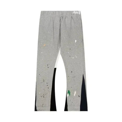 Tie Dye Sweatpants Fashion Y2K Retro Men's and Women's Hip Hop Letter Loose Casual Stretch Waist Jogging Pants