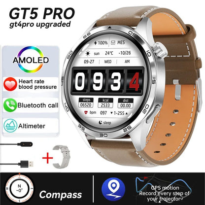 Xiaomi 2025 New GPS NFC Smart Watch Men 360*360 AMOLED Screen Heart rate Bluetooth Call IP67 Waterproof Man Smartwatch