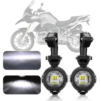 Motorcycle LED Auxiliary Headlight  Fog Light Protector For BMW R1200GS LC R1250GS Adventure R1250RT R1200RT R1250RS