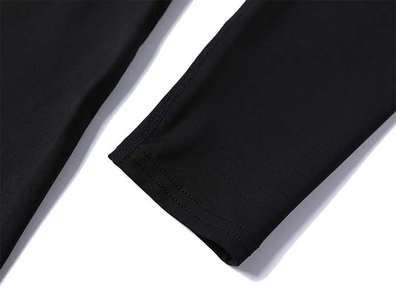 Spider Print Long Sleeve Compression Shirts for Men Gym Workout Rash Guard Undershirts Baselayers Athletic Quick Dry Tees Tops