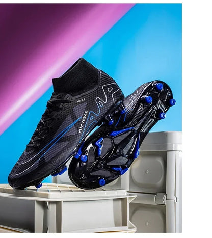 Men Football Shoes TF/FG Society Cleats Indoor Soccer Shoes Professional Football Field Boots Fast Unisex Sneaker Top Quality