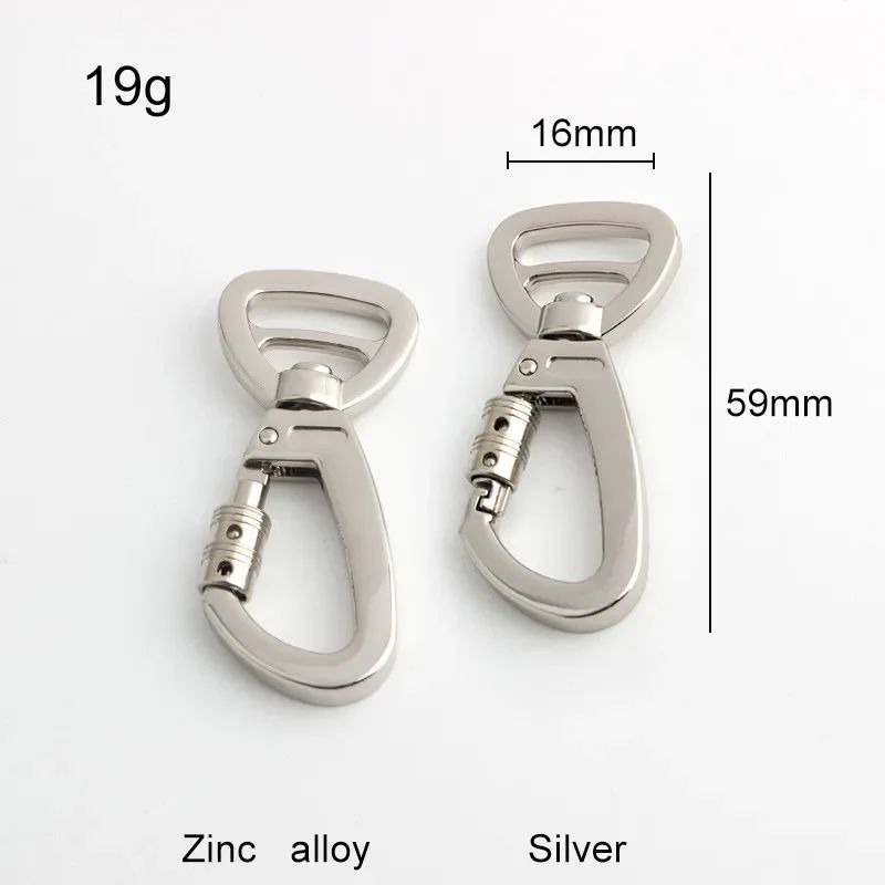 Dog Leash Clip Pets Carabiner Auto Locking Carabiner With Swivel Rotating Ring For Outdoor Keychain Pet Leash Hook Accessories
