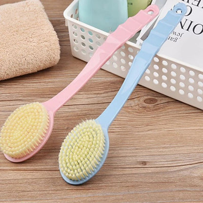 Esponja Esfoliante Corporal Esfoliante de Banho com Cabo Longo Escova de Banho Esfoliante Massageador de Pele Escova de Limpeza Acessórios de Banheiro