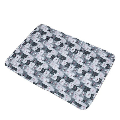 Pet Pee Pad Washable Pet Diaper Mat Reusable Mats for Dogs Dog Bed Urine Washable Dog Training Pad Four Seasons Pet Mat Cover