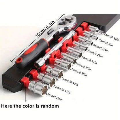 Conjunto de Ferramentas de Reparo Automotivo Xiaofei de 12 Peças, Chave de Soquete Combinada, Conjunto Completo de Ferramentas de Caixa de Ferramentas de Hardware