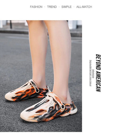 Novelty Hot Sale Garden Shoes for Women Mens Sandals EVA Lightweight Beach Clogs Summer Beach Zapatos Hombre for Men and Women