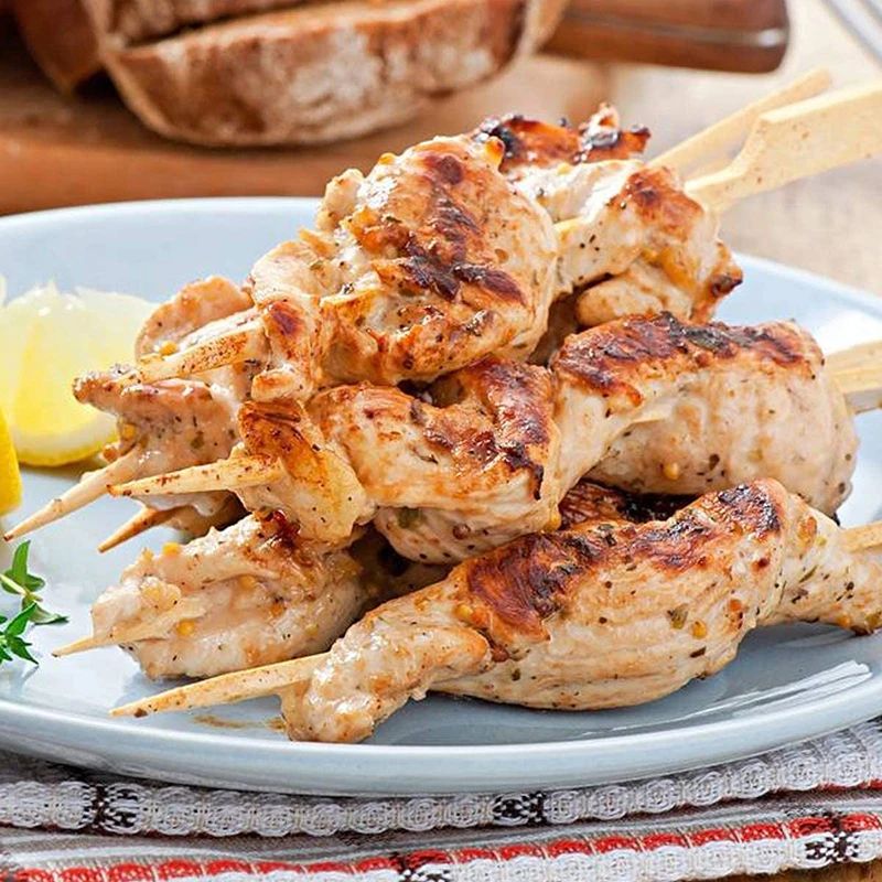 9CM/12CM 100 PCS Bamboo Skewer Meat Skewer Disposable Barbecue Bamboo Skewer Spicy Hot Pot Skewer Fruit Skewer Fork