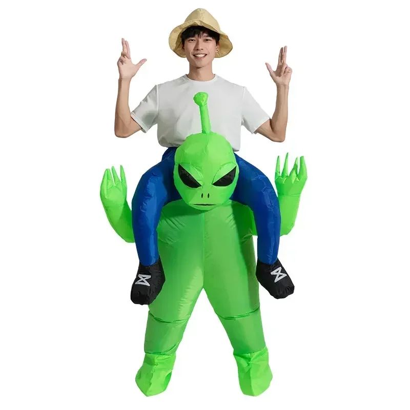 Adult Riding on Alien Inflatable Costume Party Halloween Costume Cosplay for man Women