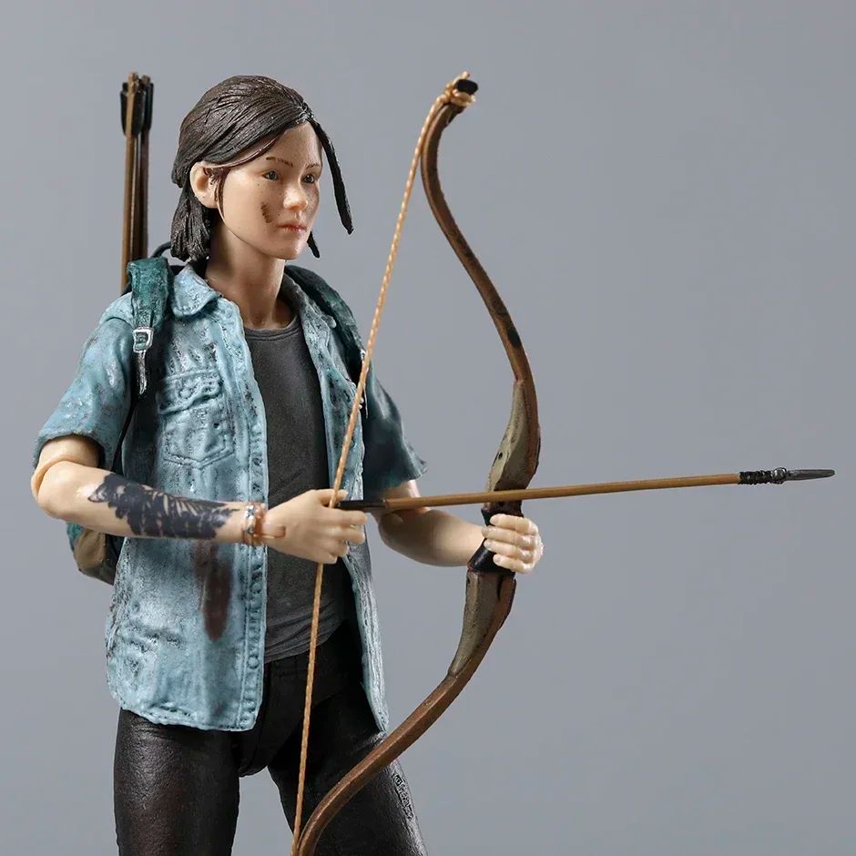 NECA The Last of Us 2: Pacote Duplo de Bonecos de Ação Ultimate Joel e Ellie para Coleção - Presente Brinquedo