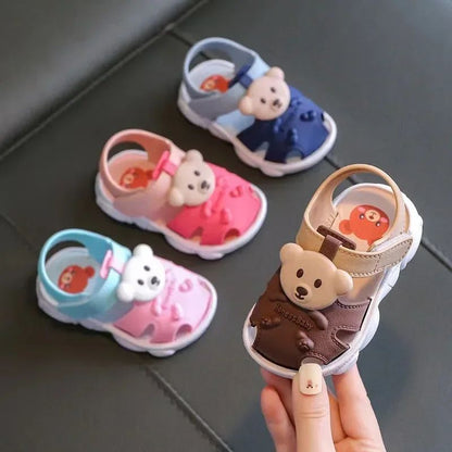 Summer Baby Boys Girls Sandals Children Beach Sandals Cartoon Infant Toddler Shoes Comfortable Soft Sole Kids Shoes 1-3 Years