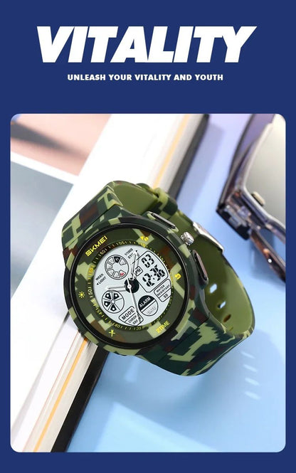 SKMEI 2346 Wristwatches Clock Horloges Mannen Fashion Digital Electronic Watch Casual Sports Watches For Men Women Waterproof