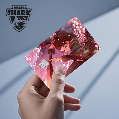 Magic Shark Sugar Daddy Meme Poke Money Funny Sticker Cover Skin Protective for Small Large Chip Credit Debit Card