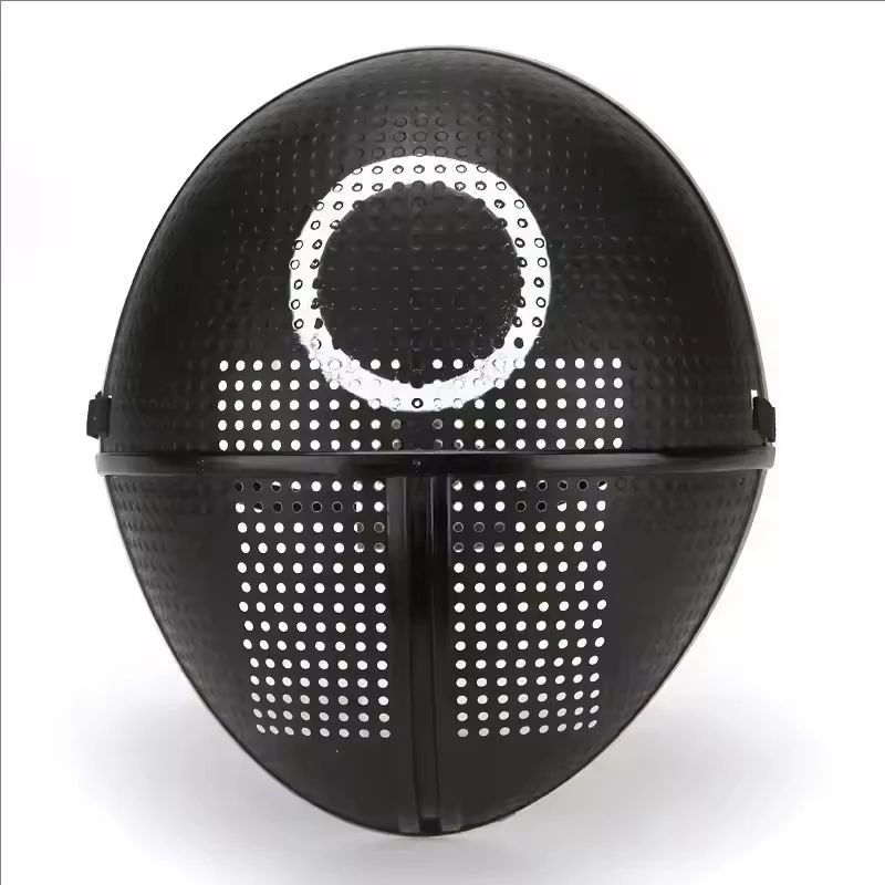 Adult Calamari Game Cosplay Costume With Gloves Black Triangle Disguise Round Square Carnival Party Medieval Coat Mask Set Hallo