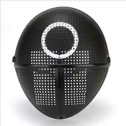 Adult Calamari Game Cosplay Costume With Gloves Black Triangle Disguise Round Square Carnival Party Medieval Coat Mask Set Hallo
