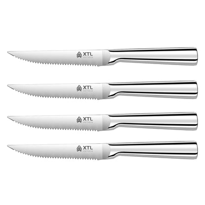 Conjunto de Facas para Carne 4/6/8 Peças Lâmina de Aço Inoxidável seiko Facas de Cozinha Afiadas Faca de Jantar Cortador de Carne Conjunto de Talheres