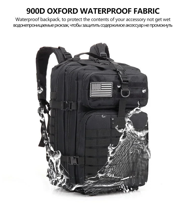 30/50L Tactical Backpacks For Man Hking Outdoor Survival  Bags 3P Assault Pack EDC Molle Pack For Trekking Hunting Bag
