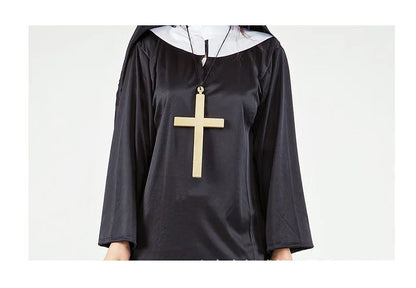 Halloween Masquerading Parties Adult Cosplay Pastors and Performance Costumes for Priests Nuns