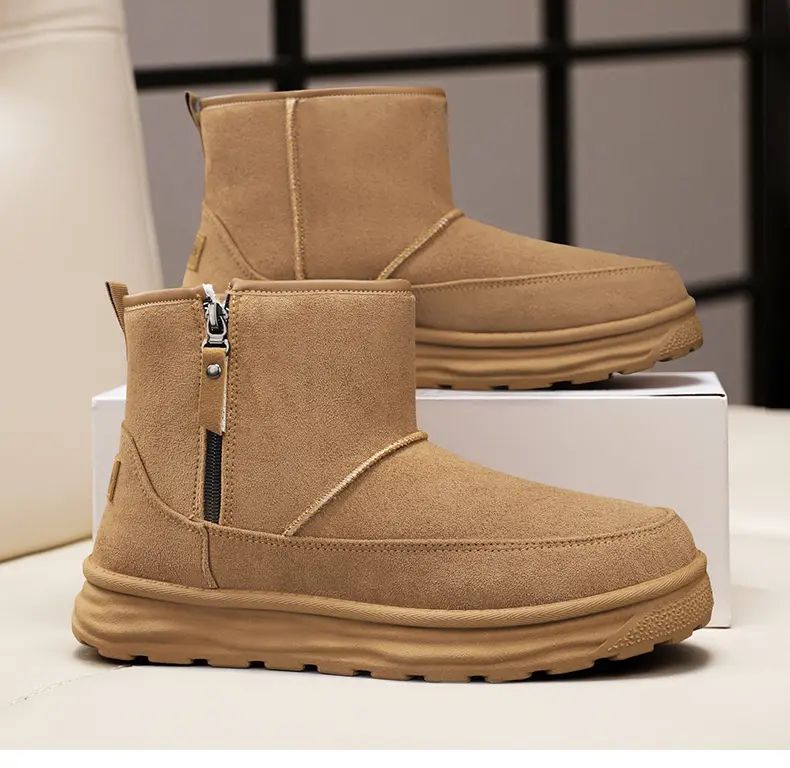 2025Mens Shooes Snow Boots Offer Men Motorcycle Boot Men's Winter Shoes Safety Work Shoes Military Man Tactical Boots Ankle High