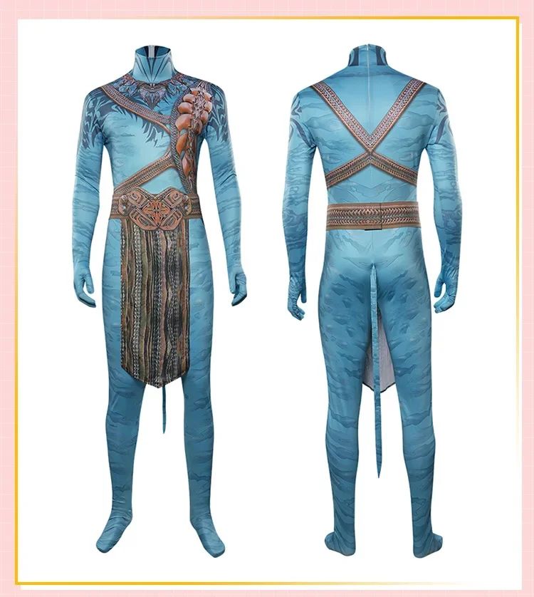 Movie Avatar Jake Sully Cosplay  Neytiri Costume 3D Printing Jumpsuits Women Men Zentai Bodysuit Halloween Carnival Party Suit