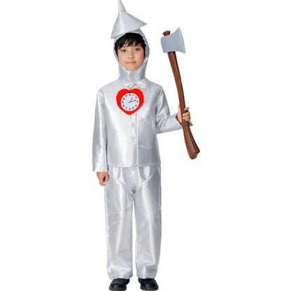 Halloween Cosplay Tin Man Costume Parent-children Clothing Adult Male Iron Man Costume Wizard of Oz Performance Stage Costumes