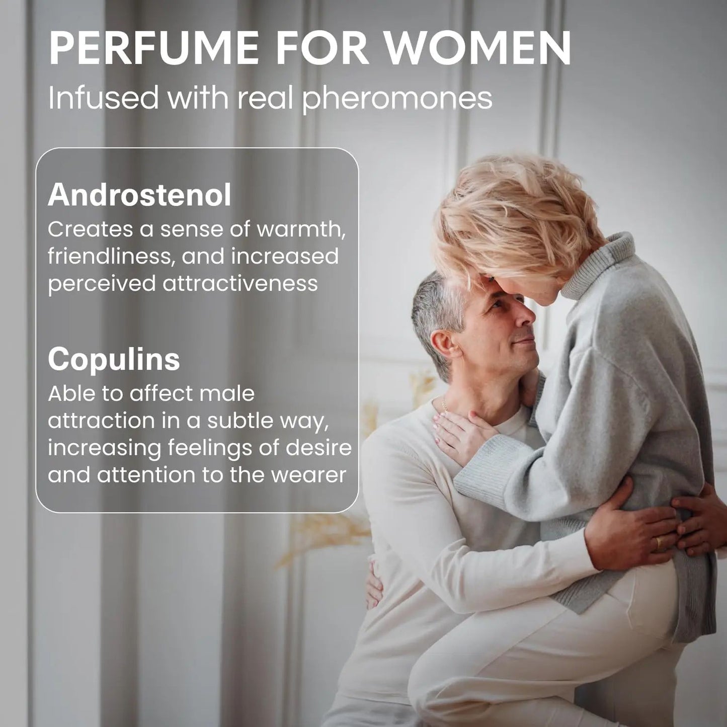 15ml Original Long-Lasting Women's Fragrances Jasmine and Rose Vegan Cruelty-Free GODA Pheromones Perfume for Women The