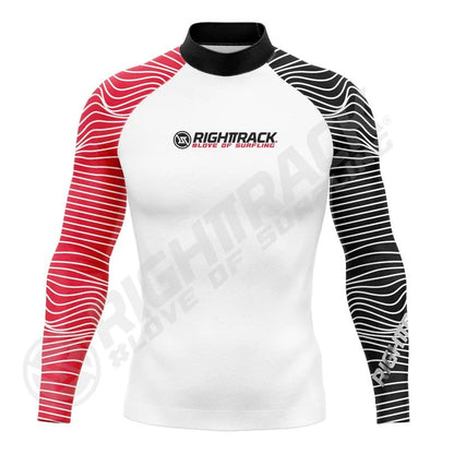 New Men's Surfing Shirt Lycra Rashguard Surf Sportswear Beach Sunscreen UV Protection Swimwear UPF50  RIGHTTRACK Clothes