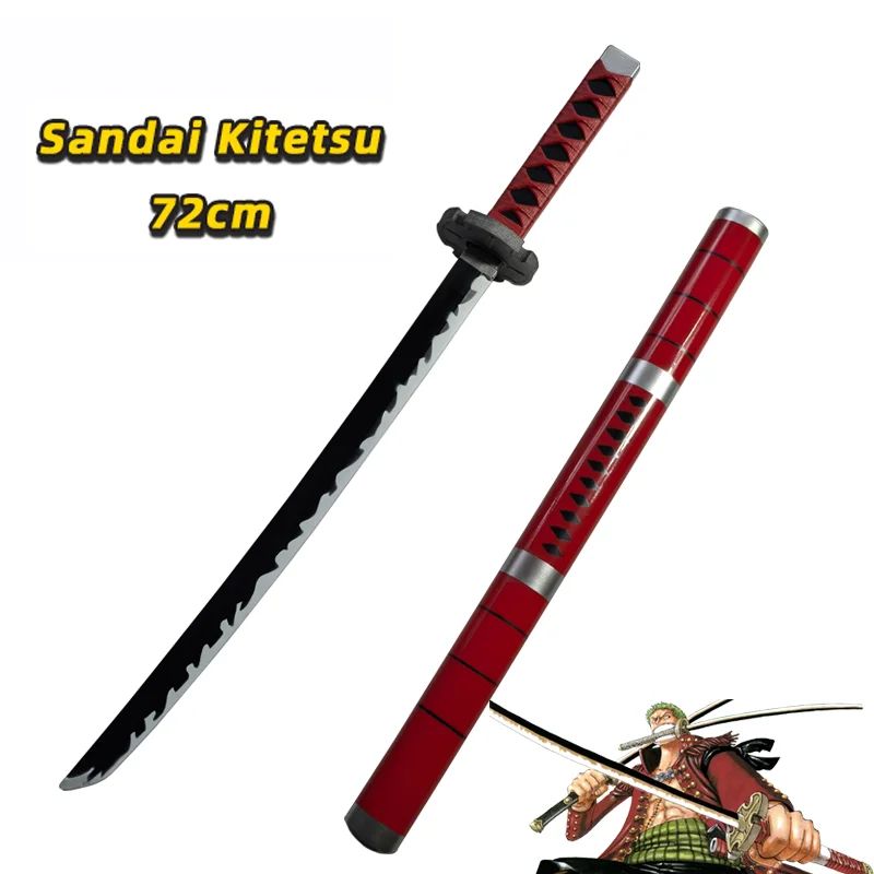 One Piece Cosplay Roronoa Zoro Katana Sword PU Trafalgar Sword Law Role Playing Yuki Samurai prop Party toy Sword 72cm