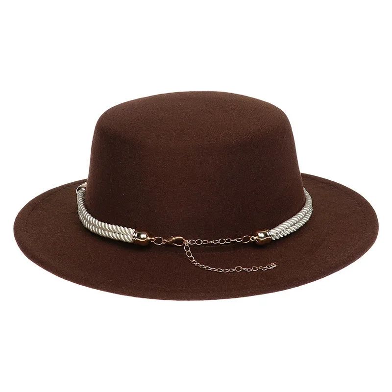British Style Felt Fedora Jazz Hat Elegant Wedding Party Trilby Lightweight Unisex Fashionable Headwear