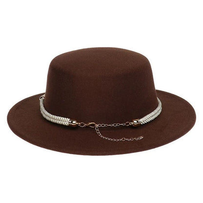 British Style Felt Fedora Jazz Hat Elegant Wedding Party Trilby Lightweight Unisex Fashionable Headwear