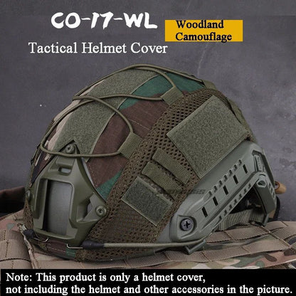Tactical Helmet Cover for Fast MH PJ BJ Helmet Airsoft Paintball Helmet Cover