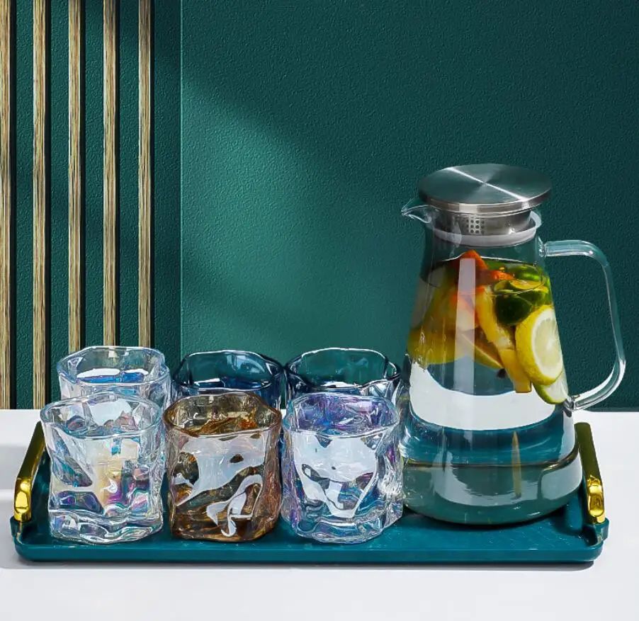 Copo de uísque cinza-fumaça 190ml, copo Old Fashioned de base pesada, conjunto de presente para bar, caneca de cerveja de cristal, direto da fábrica