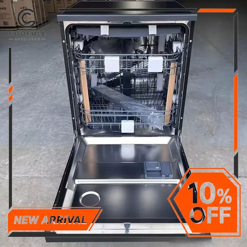 Portable Mini Dishwasher 14 Sets Automatic Desktop Countertop Washing Machine Smart Glass Home Kitchen Appliance Industrial