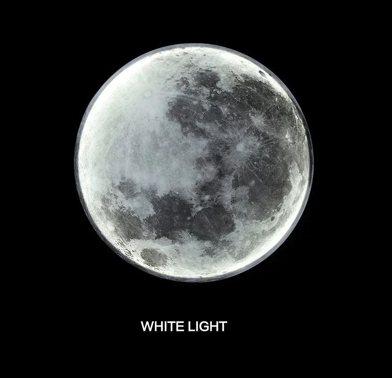 2025 Newest LED Modern Simple Bedside Wall Lamp Net Red Creative Living Room Bedroom Moon Mural New Balcony Stair Aisle Lamps