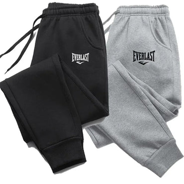 Men Printed Pants EVERLAST Men Women Running Pants Joggers Sweatpant Sport Casual Trousers Fitness Gym Breathable Pants
