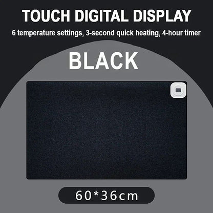 Intelligent Electric Heating Mouse Pad Winter Hand Warmer Computer Desk Heated Mat Office Desk Warming Pad Keyboard Table Mat