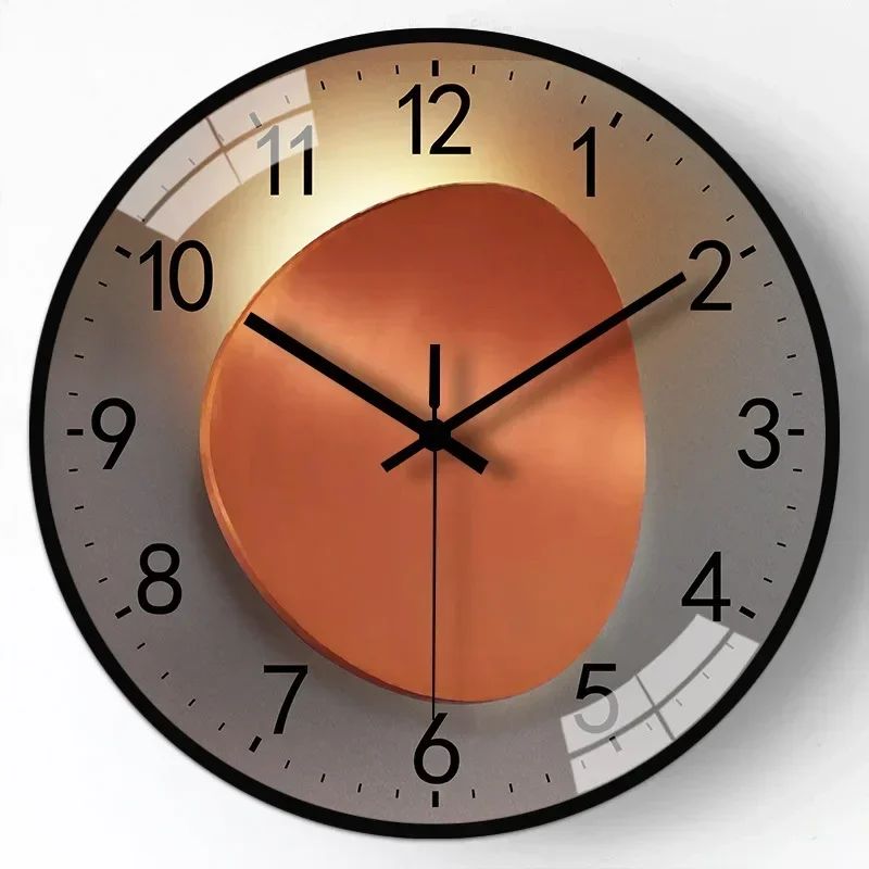 Originality Wall Clock Silent Non-Ticking Battery Operated Wall-mounted Clock Living Room Bedroom Kitchen Office Classroom