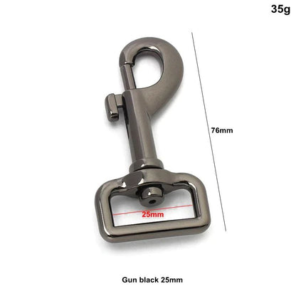 Dog Leash Clip Pets Carabiner Auto Locking Carabiner With Swivel Rotating Ring For Outdoor Keychain Pet Leash Hook Accessories