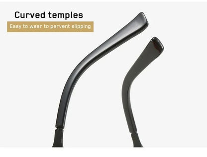 New Sunglasses Men Driving Sunglasses Retro Spring Leg Driving Outdoor Sports Metal Rectangular Decorative Glasses Women Uv400