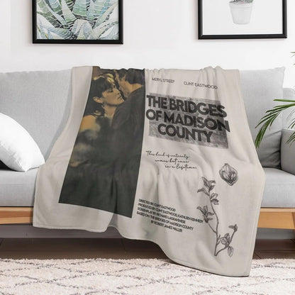 Manta Decorativa Pontes de Madison County para Sofás, Edredom de Bebê, Mantas de Pelo