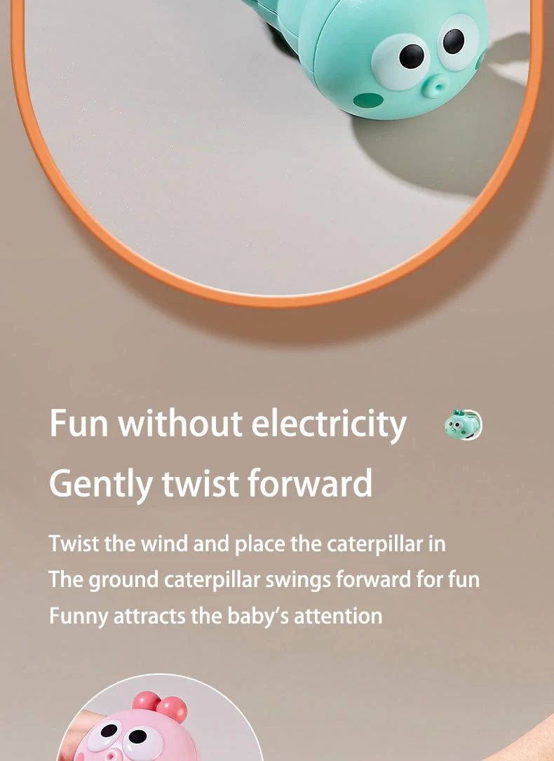 Clockwork Toy Cute Cute Cartoon Caterpillar To Help Baby Learn To Crawl Quality Fall