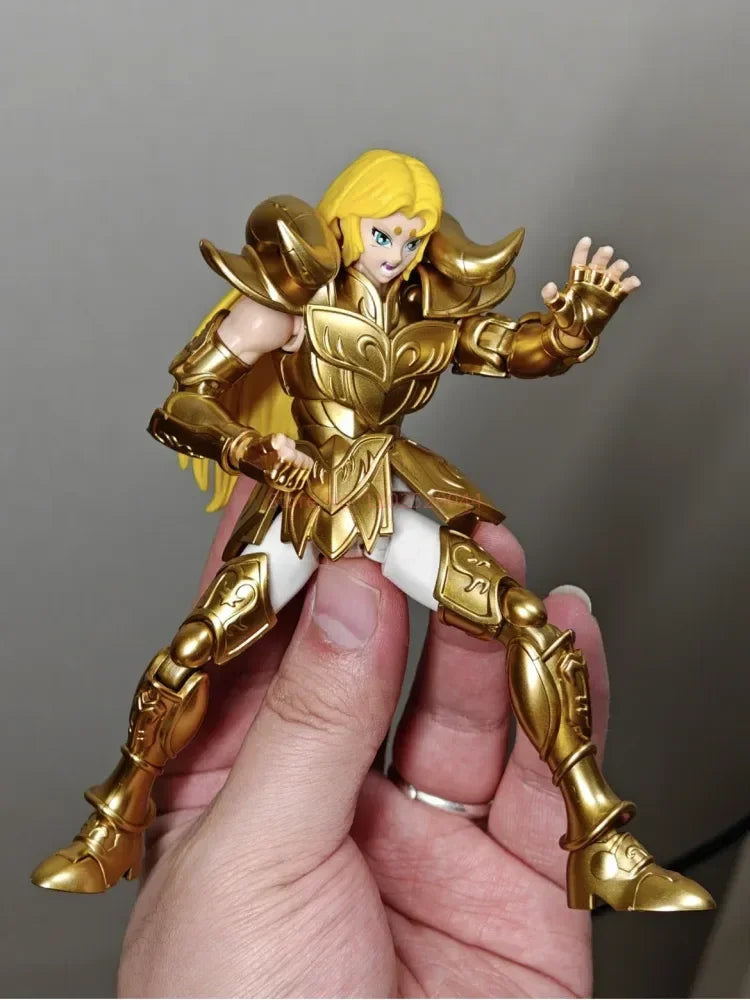 Kit de Bonecos Articulados Saint Seiya Blk Blokees Originais - Touro Pégaso Sagitário Brinquedos de Anime Colecionáveis Montados Presente de Aniversário
