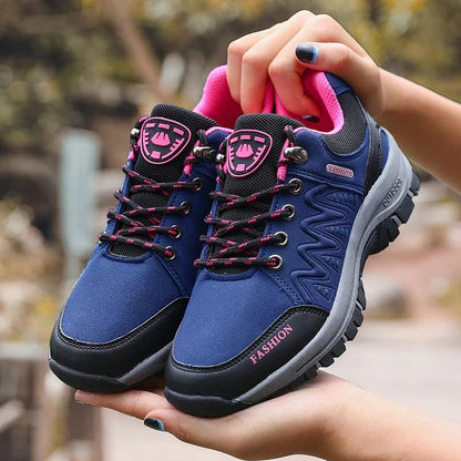 Women's Outdoor Sneakers Fashionable Non Slip Durable Hiking Shoes High-quality Design Platform Low Cut Casual Women's Shoe 2025