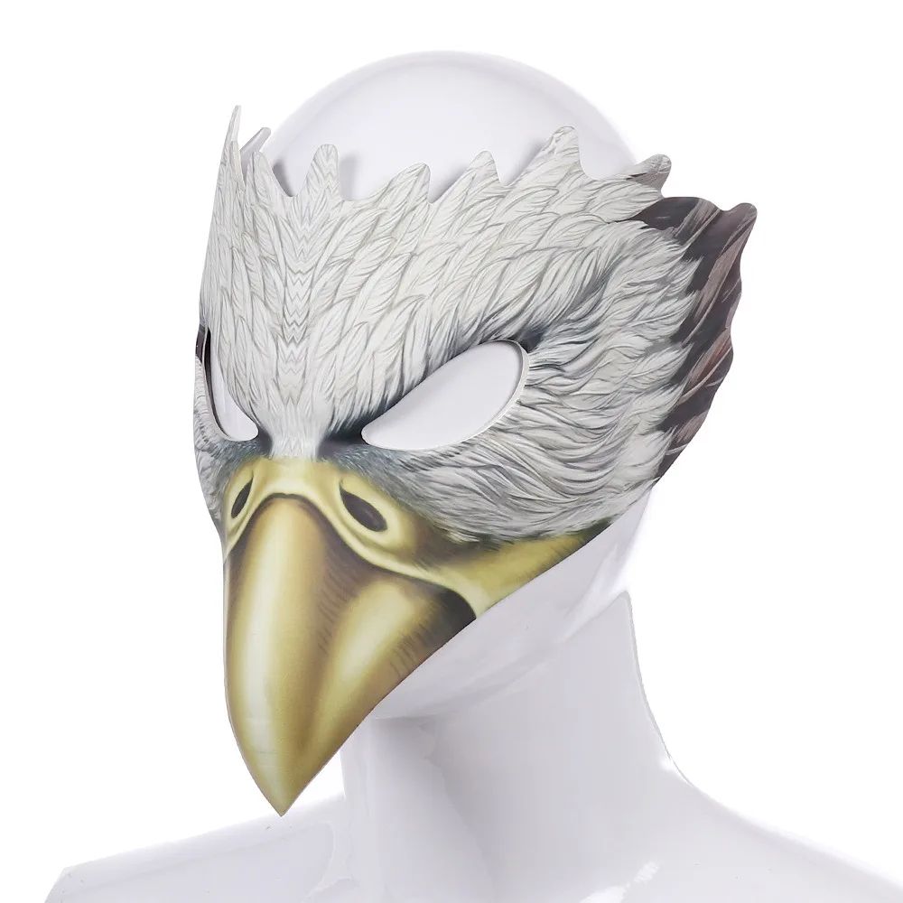 PU Foam 3D Realistic Animal Cow Head Mask Carnival Easter Party Performance Prop Half Face  Halloween Mask Cosplay Mask