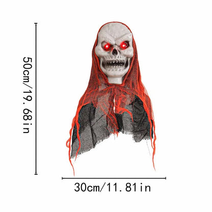 1/2Pcs Halloween Horror Skeleton Ghost Decoration Party Hanging Skull Skeleton Ornament Props Haunted Halloween Outdoor Decor