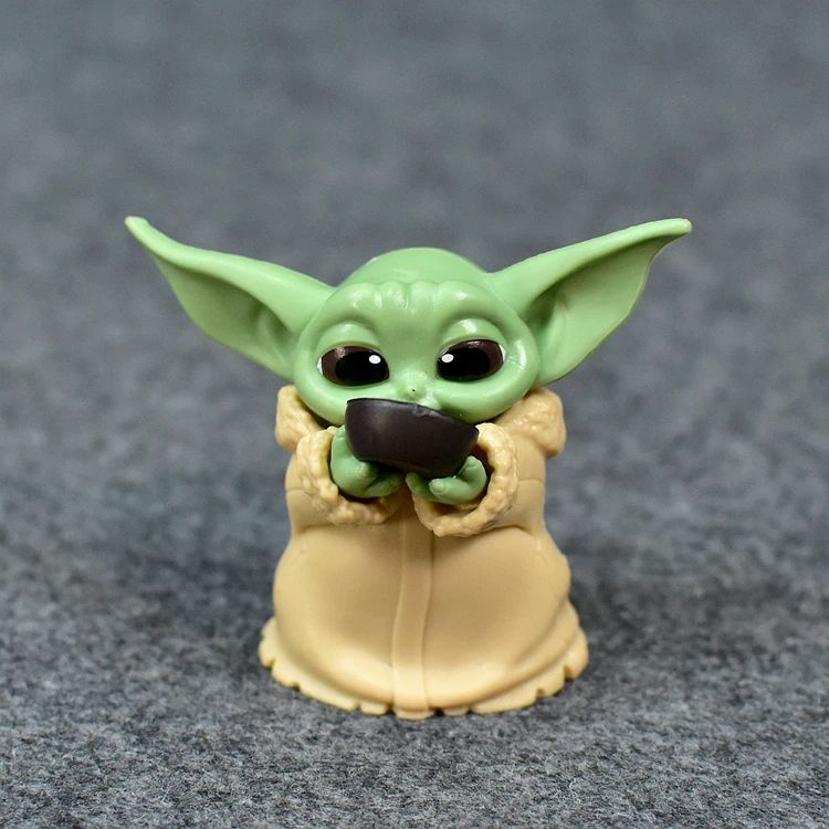 New 5pcs/set Baby Yoda Grogu Mandalorian Action Figure Toys 4-7cm Yoda Baby Action Toys Star Wars Figuras Hot Xmas Gifts