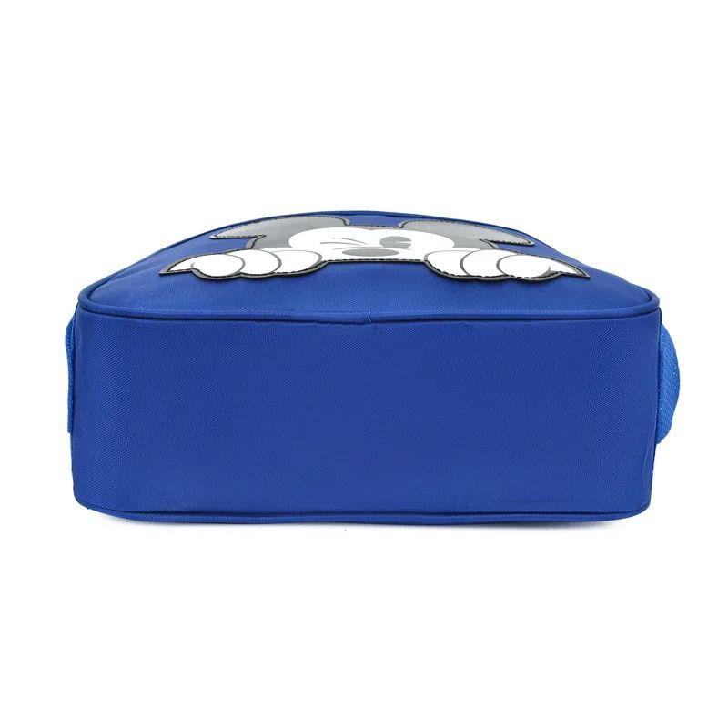 Bolsas de Tutoria Disney para Estudantes Mochila Escolar Multifuncional de Desenho Animado Mickey Bolsa de Mão Necessaire Pasta Escolar Quadrada