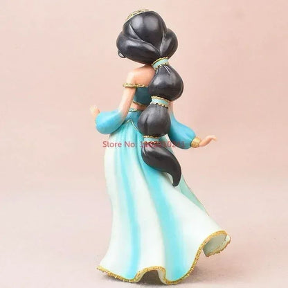 2025 20cm Disney Personagem Frozen Elsa Anna Branca de Neve Rapunzel Boneco de Resina Anime Decoração Modelo Coleção Menina Brinquedos Presente Infantil